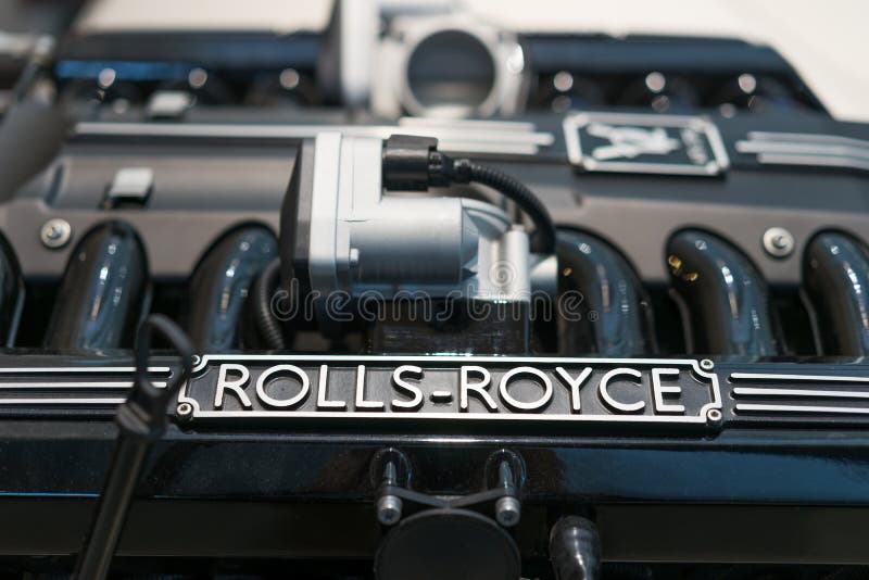 Moteur Rolls-Royce photos libres de droits