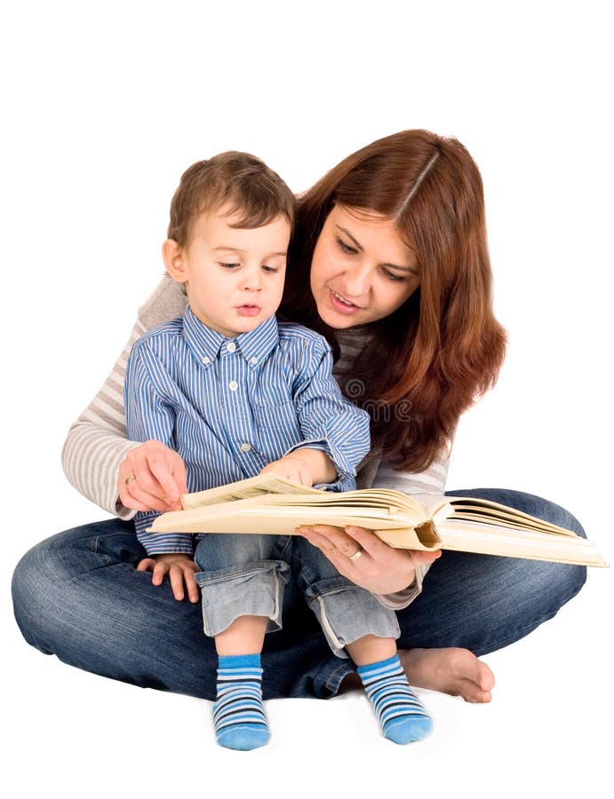 Mother and a 3 Years Old Son Stock Image Image of teaching, white 18446871
