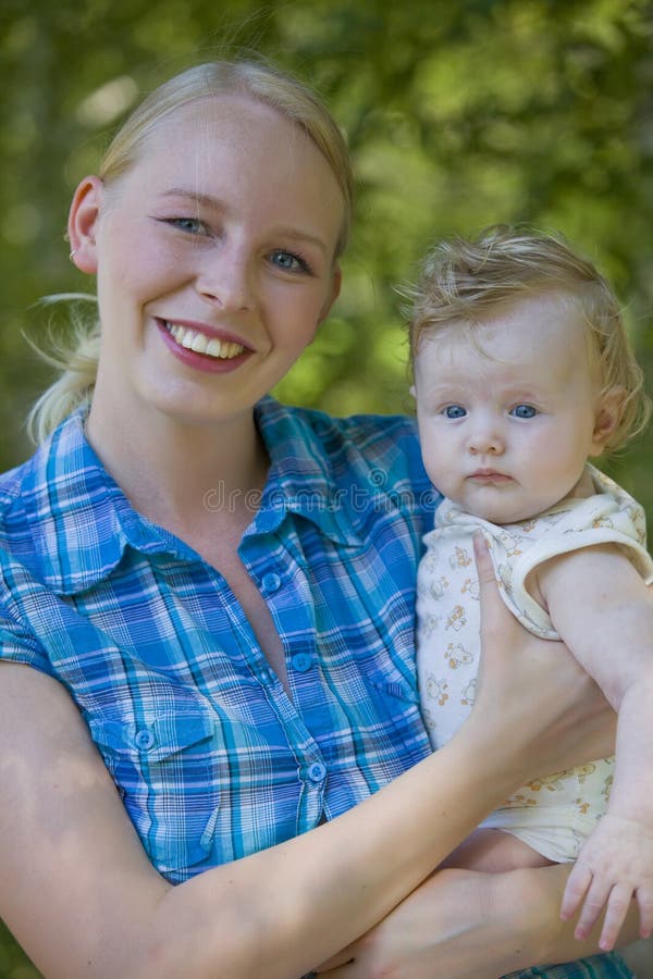 Mother with baby