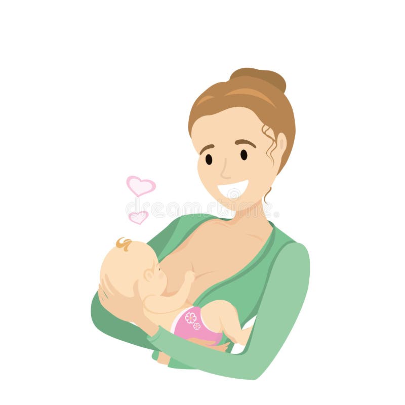 Mother Breastfeeding Her Cute Baby Stock Vector - Illustration of cute, adorable: 116857515 Mother Breastfeeding Her Cute Baby Stock Vector - Illustration of cute, adorable: 116857515