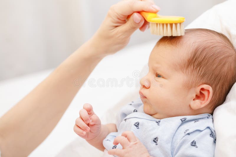 Mother Brushing Hair of Newborn Baby with Soft Brush Stock Image - Image of bristle, brushing: 171705485 Mother Brushing Hair of Newborn Baby with Soft Brush Stock Image - Image of bristle, brushing: 171705485