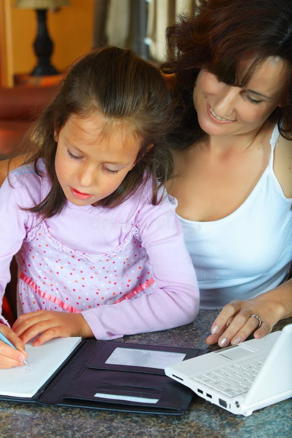 Mother and daughter royalty free stock photo Mother and daughter royalty free stock photo