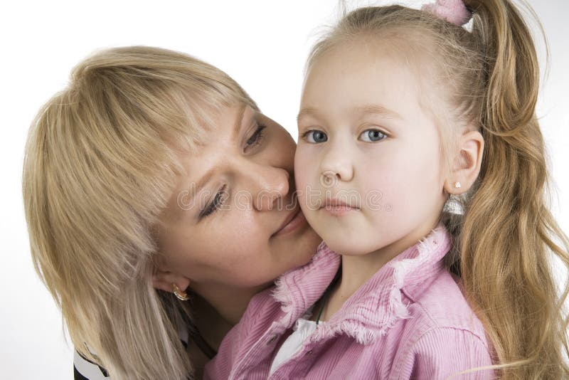 Mother and daughter.