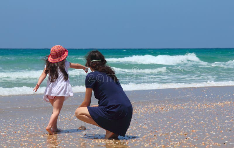 Mother with daughter