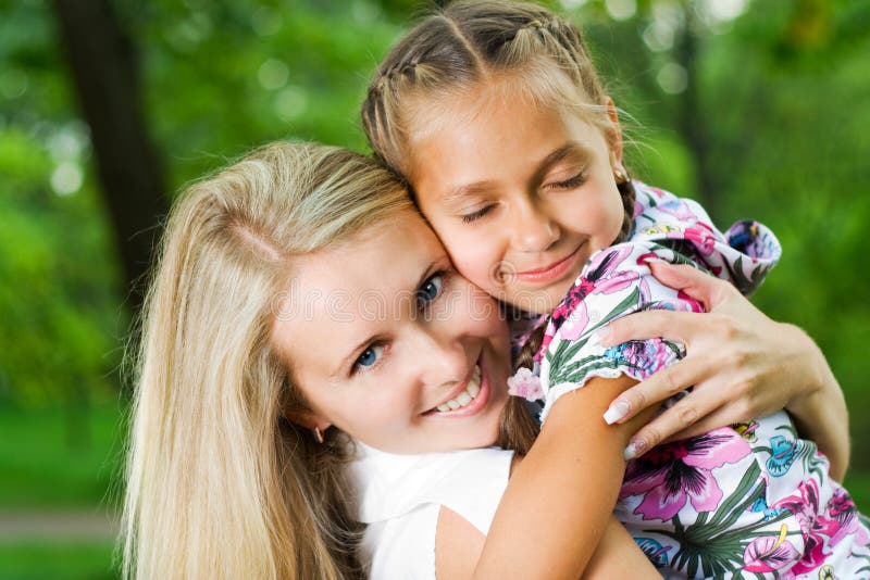 Mother and daughter.