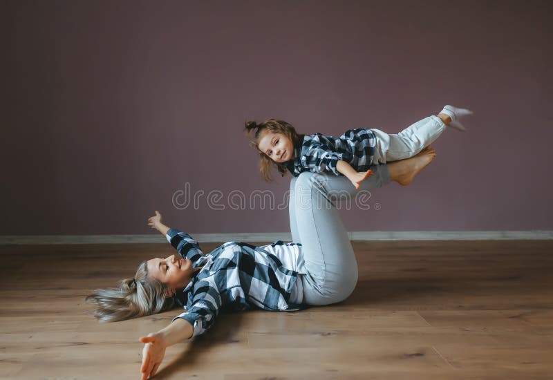 Girl Doing Balancing Exercise Picture Image 82987476