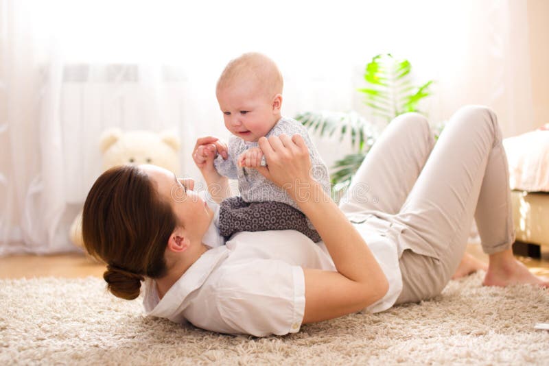 Mother and Daughter, Indoor Shoot Stock Image Image of indoor, female
