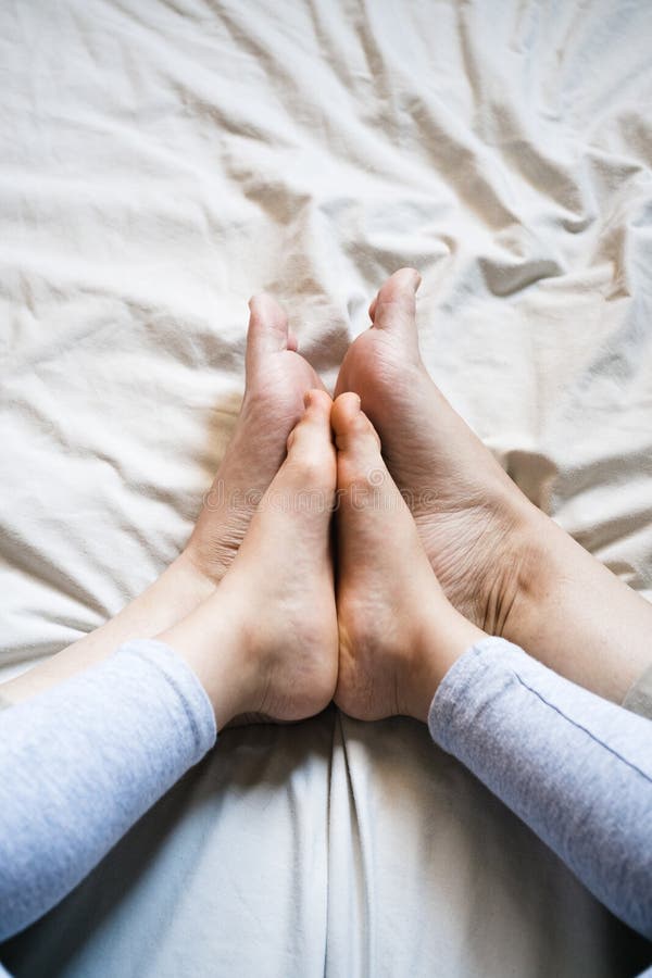 Mother And Daughter `s Feet Together Stock Image Image Of Daughter Experience 183740993