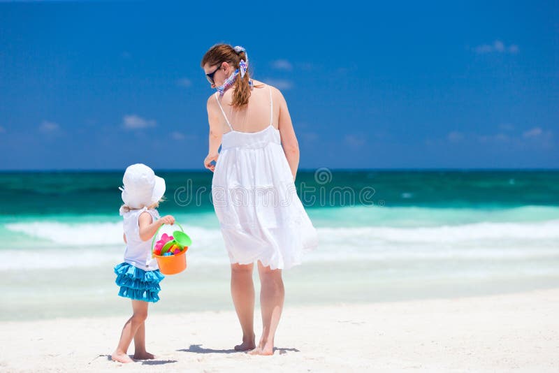 Mother and Daughter on Vacation Stock Photo Image of child, outdoor