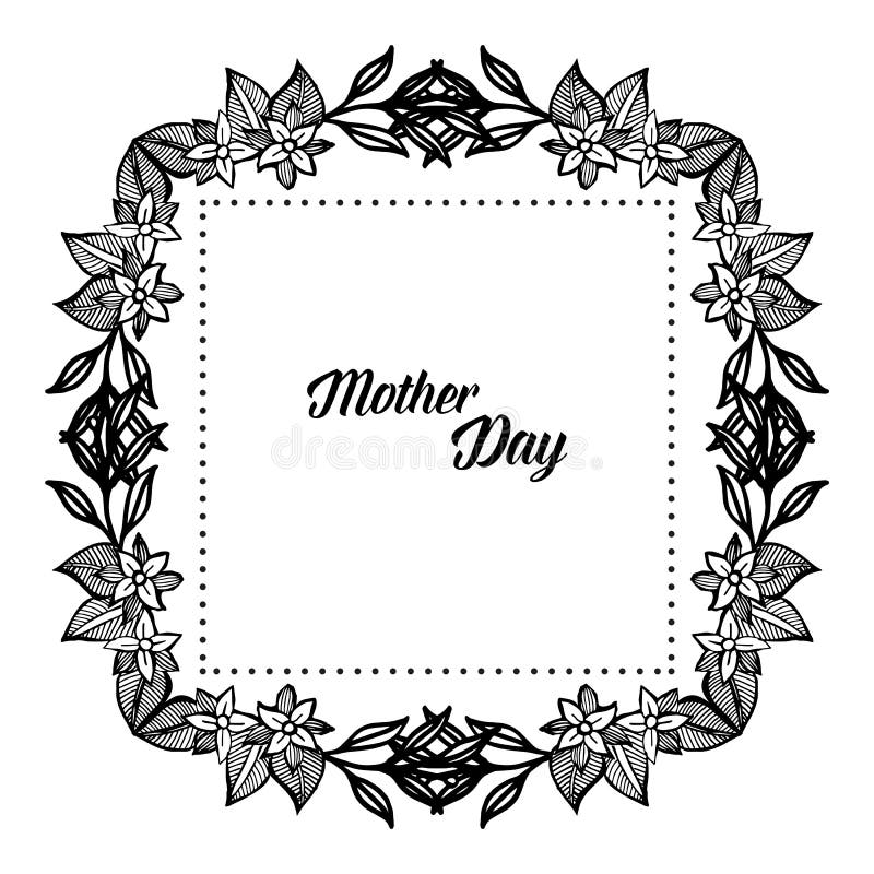 Download Mother Day Card, Decoration Beautiful Floral Frame ...