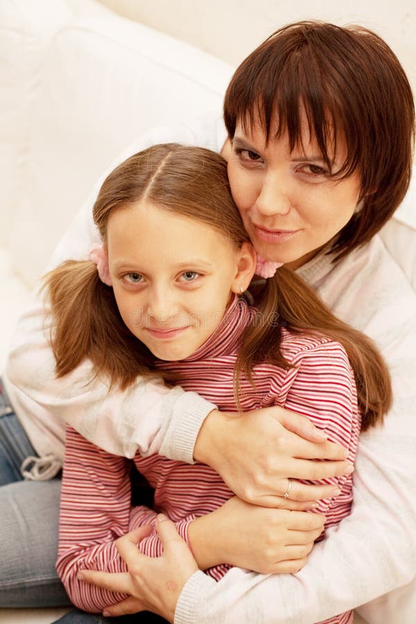 Mother and her daughter stock image. Image of laughing - 12826959