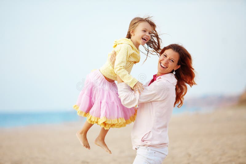 Mother with her daughter