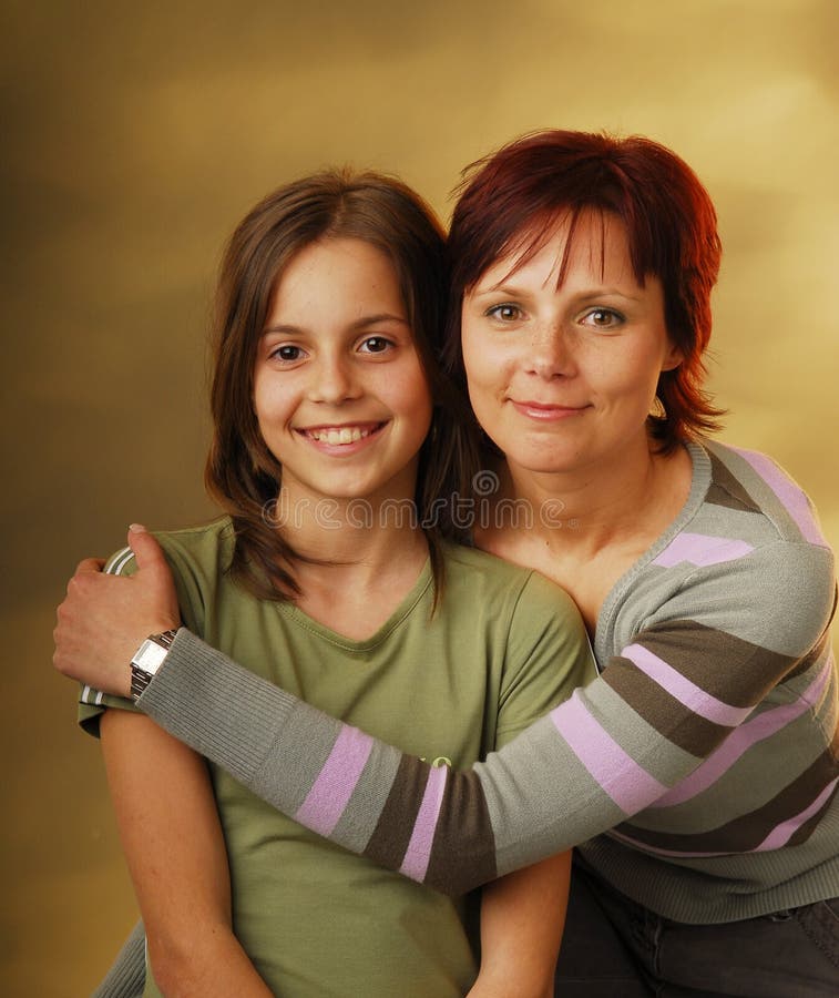 A mother with her daughter