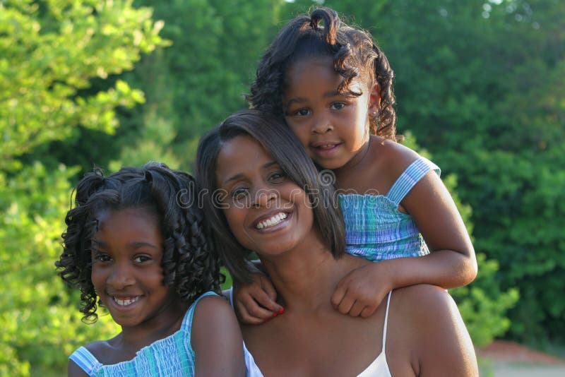 A mother and her daughters