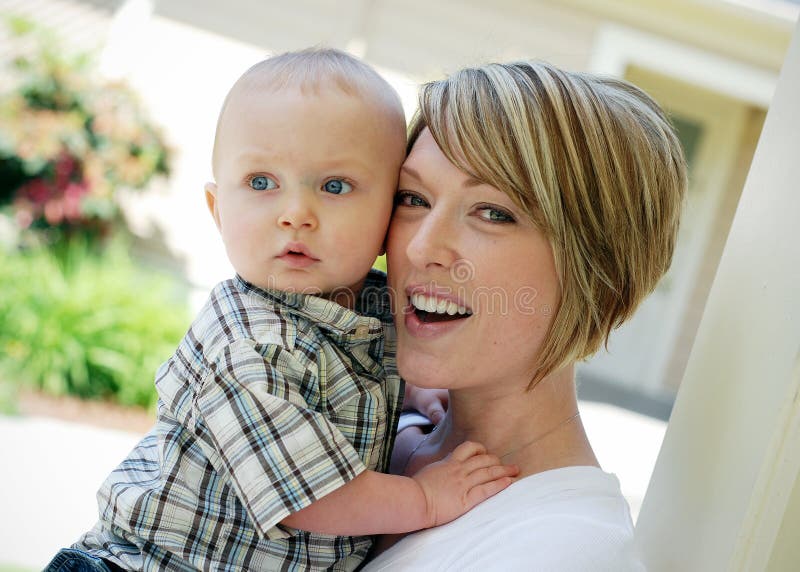 Mother and her Son - horizontal