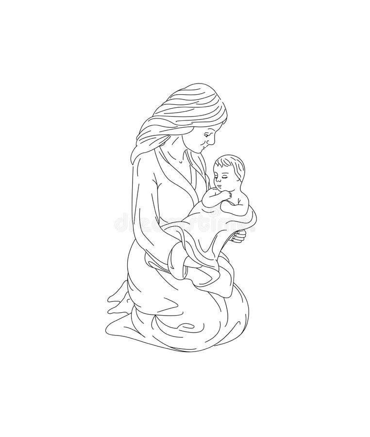 Sketch Woman Mother Holding Baby Stock Illustrations 588 Sketch Woman Mother Holding Baby Stock Illustrations Vectors Clipart Dreamstime He returns her loving look, chuckling with a. sketch woman mother holding baby stock