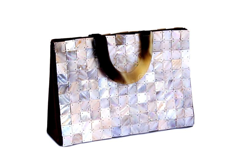 Buy Vintage Mother of Pearl Clutch Purse W/ Compact Minaudière W/ Blue &  Clear Rhinestone Stripes Online in India - Etsy