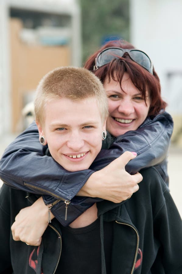 Son fisting his mother