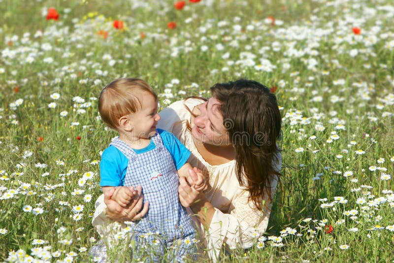 Mother and son