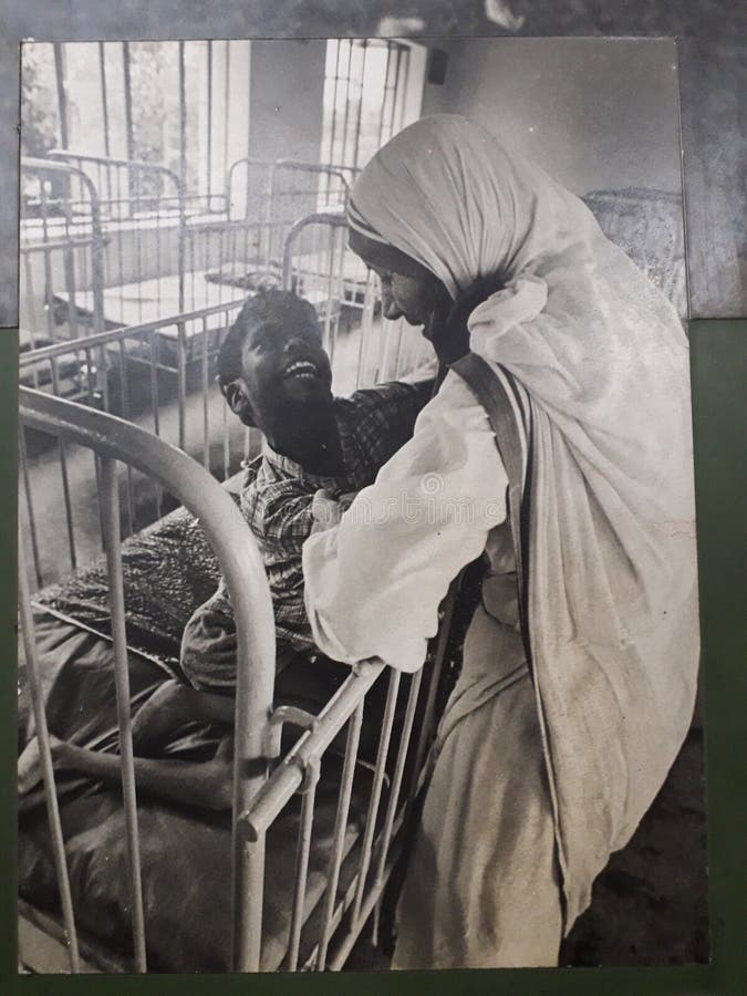 Mother Teresa in India i stock photography Mother Teresa in India i stock photography