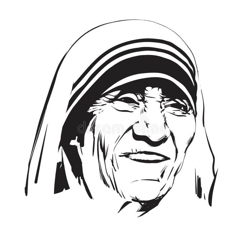 Featured image of post How To Draw Mother Teresa How to draw mother teresa is demonstrated in this video step by step