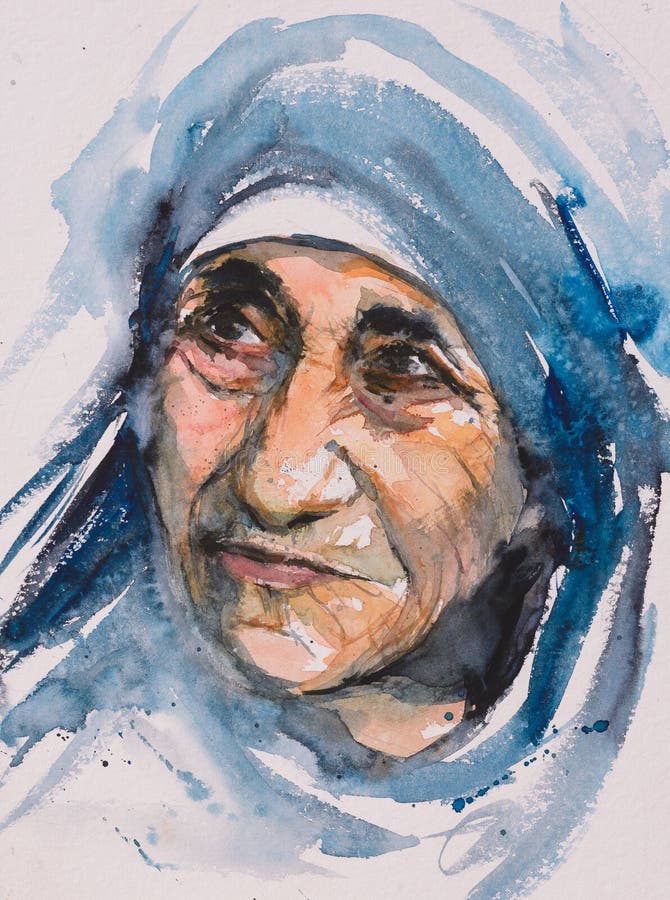 Featured image of post How To Draw Mother Teresa Mother teresa with baby drawing saint teresa of calcutta sketch mother teresa drawing pencil drawing