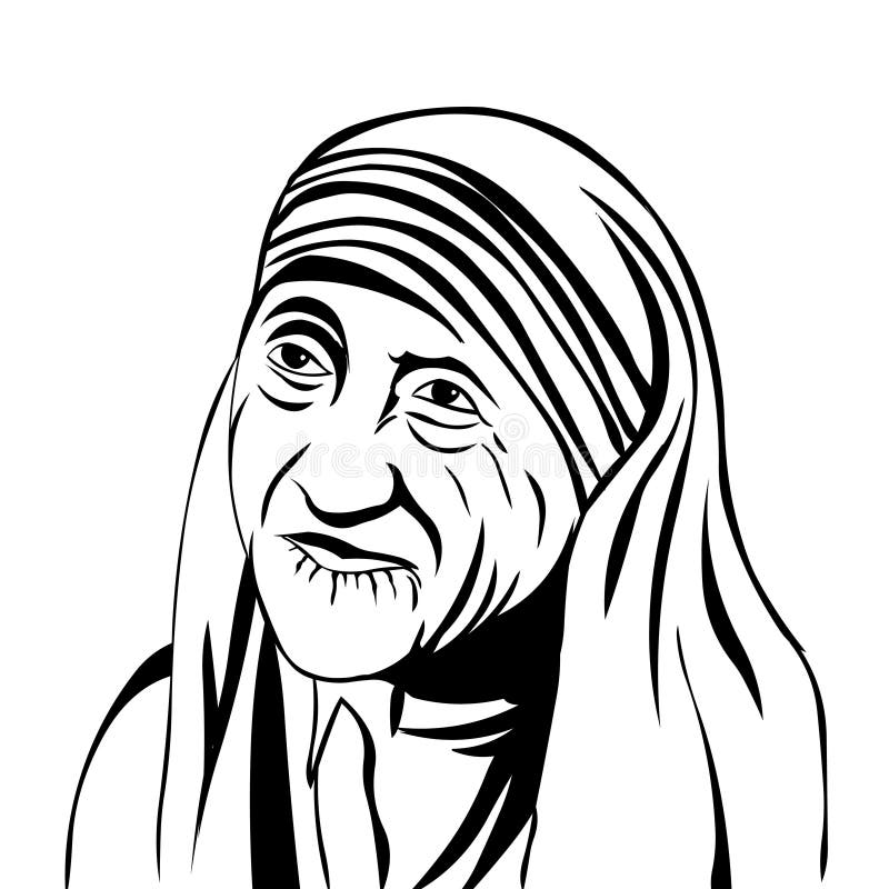 Download Mother Teresa Vector Il Ritratto Di Madre Teresa Ha ...