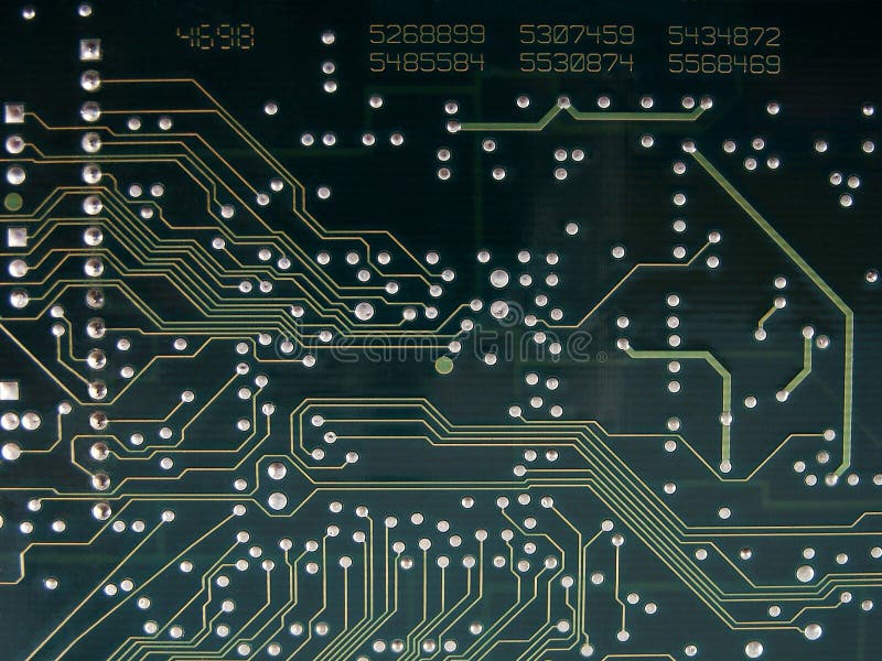 Motherboard detail stock images