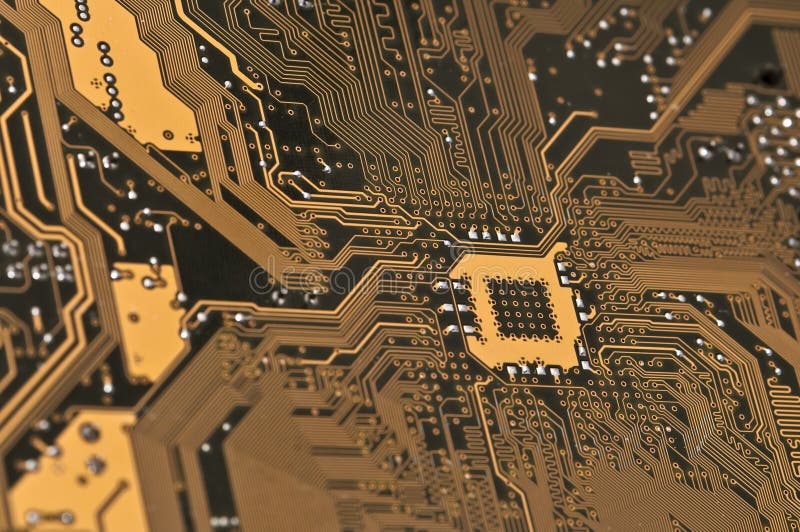 Motherboard detail royalty free stock photography