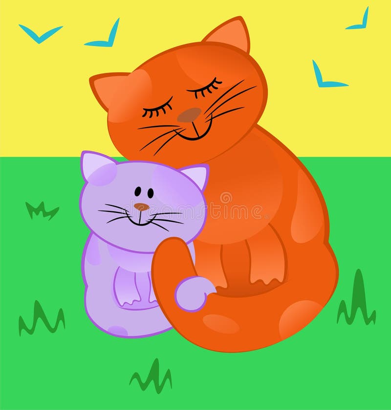 С днем матери котики