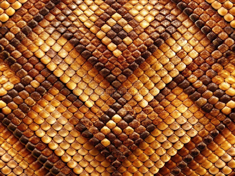 Motif captivant peau de serpent une texture de reptile sans soudure détaillée pour l'emballage de conception d'impression et plus illustration libre de droits