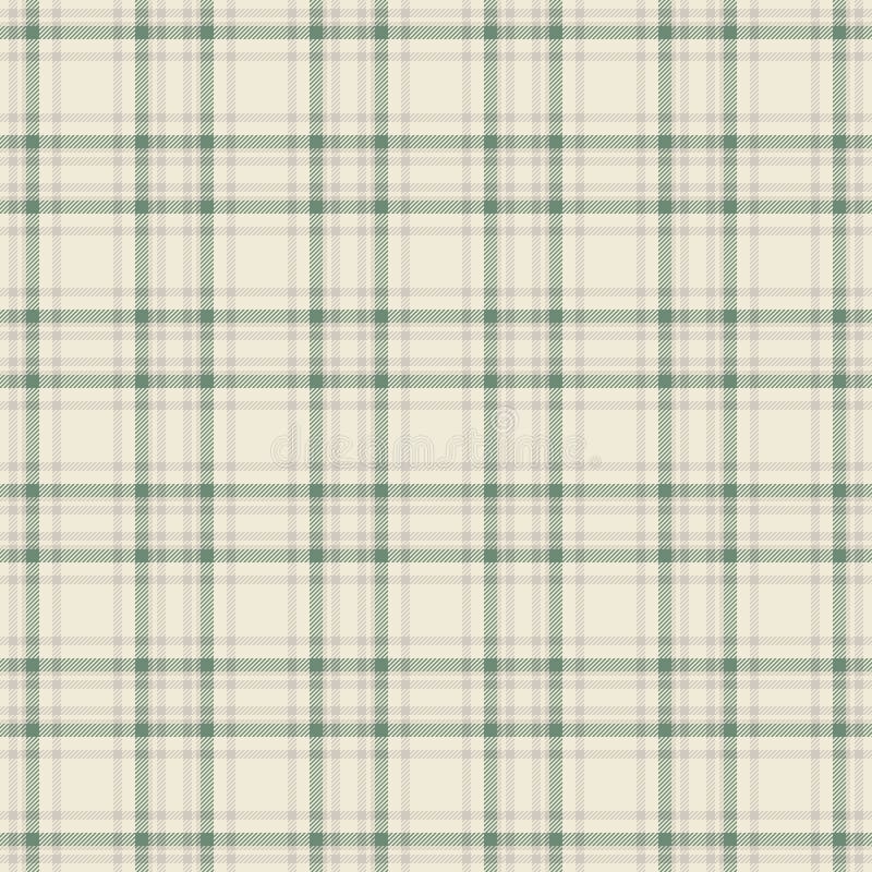 Motif crème élégante et vert sauge. parfait pour les profils de sites web de design textile ou des projets artisanaux illustration de vecteur