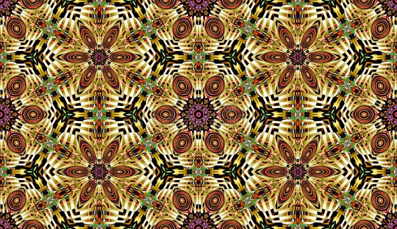 Motif de trame en mosaïque psychédélique aux fleurs de style oriental Motif de papier peint, fonds, décoration pour tapisseries, illustration de vecteur Motif de trame en mosaïque psychédélique aux fleurs de style oriental Motif de papier peint, fonds, décoration pour tapisseries, illustration de vecteur
