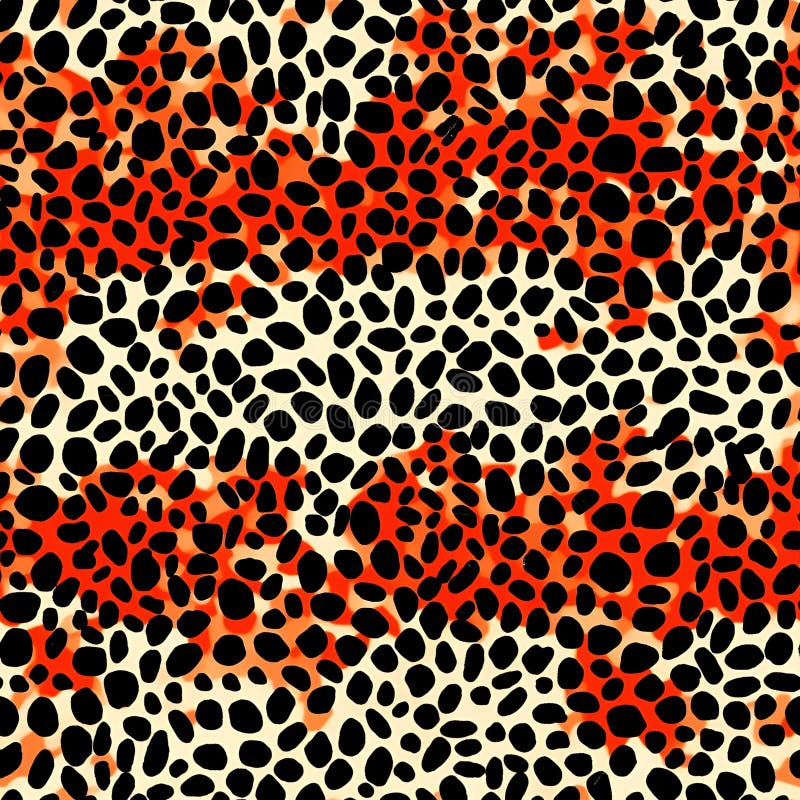 Motif léopard lumineux motif animal imprimé moderne sans soudure motif. illustration ai. modèle à la mode pour la conception. modèle à la mode pour design papier peint vêtements tissu bande a généré.