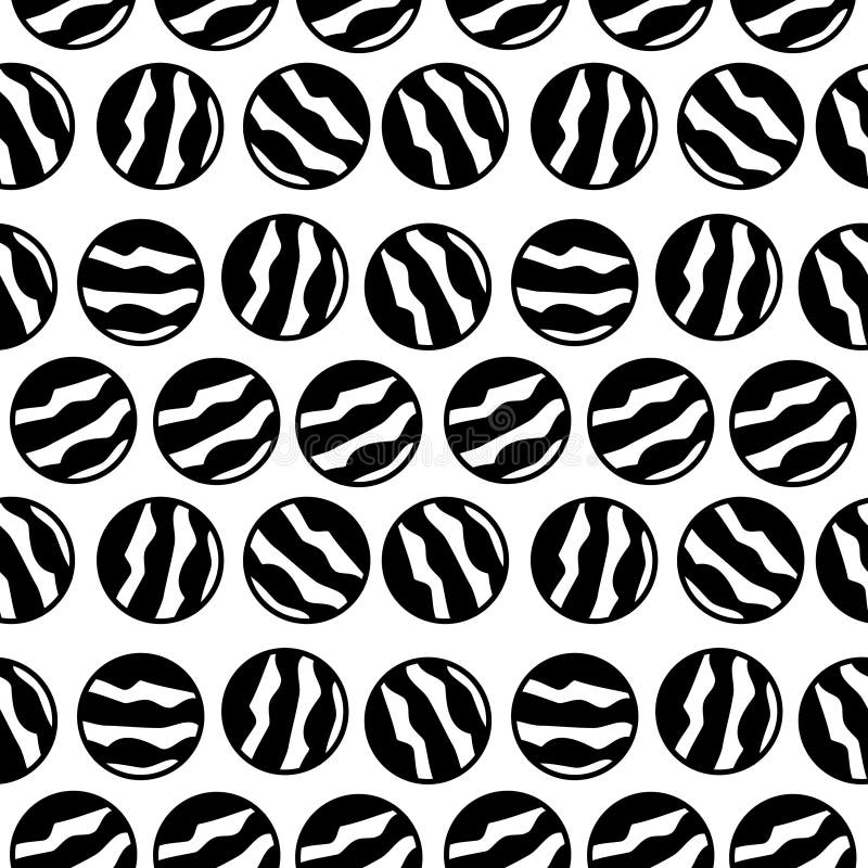 Motif noir et blanc sans pareille en pois blanc illustration libre de droits Motif noir et blanc sans pareille en pois blanc illustration libre de droits