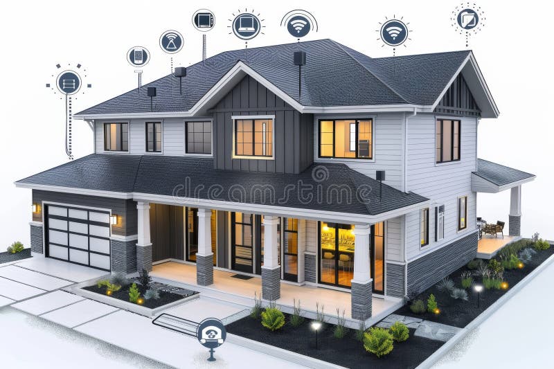 Sistemele de securitate sensibile la devize integrează tehnologia de camcorder cu măsuri de protecție care oferă gestionare spația stock illustration