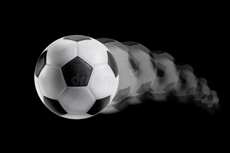 Soccer ball in motion stock image. Image of game, score 3211041