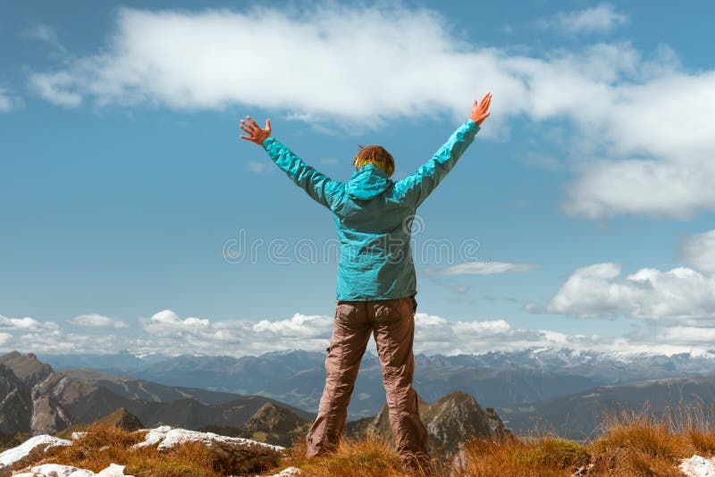 Motivação bem sucedida do conceito da mulher, inspiração imagem de stock royalty free Motivação bem sucedida do conceito da mulher, inspiração imagem de stock royalty free