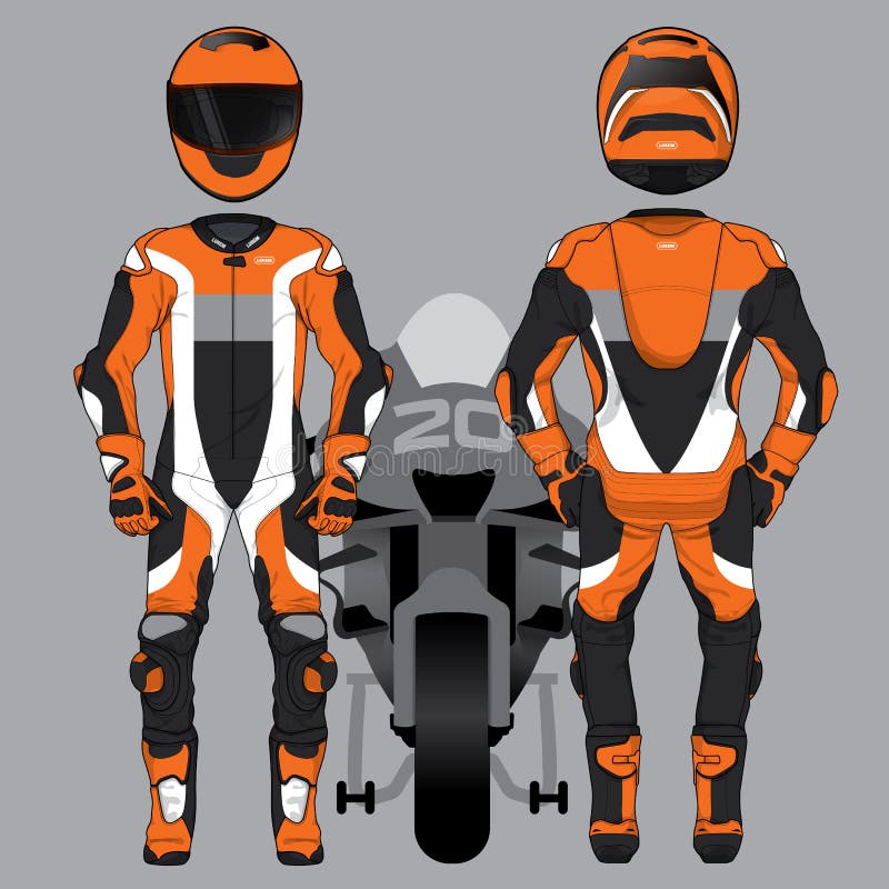 ação de corrida de motocicleta dos desenhos animados 4696506 Vetor