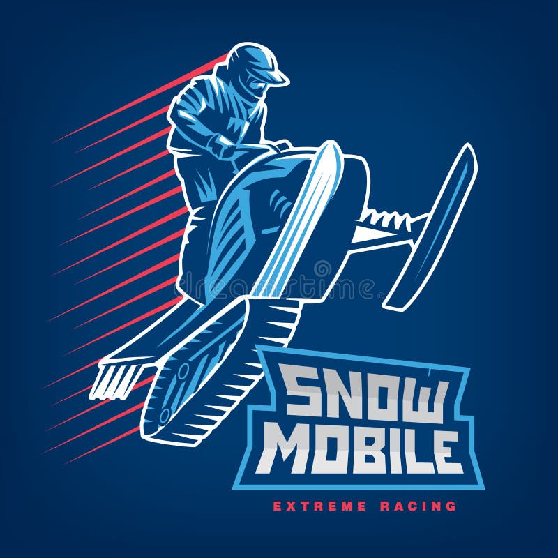 Moto de nieve Emblema del deporte