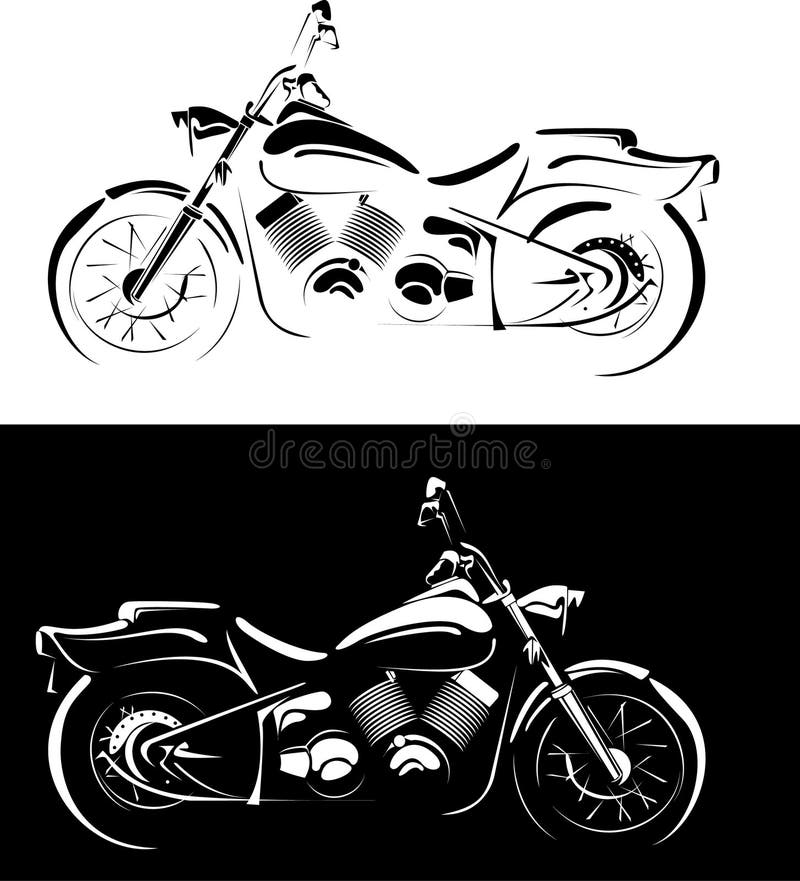 Vetores de Mão Desenhar O Estilo De Um Vetor Novo Moto Ilustração Livro  Para Colorir e mais imagens de Motocicleta - iStock