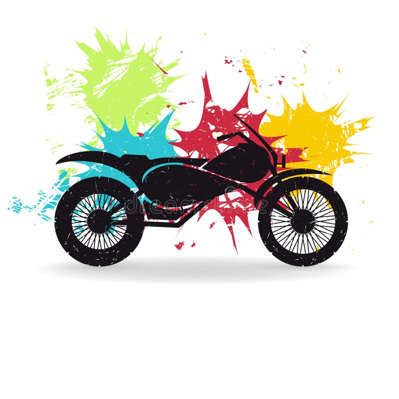 Motocicleta Ilustração do vetor de Grunge ilustração do vetor Motocicleta Ilustração do vetor de Grunge ilustração do vetor
