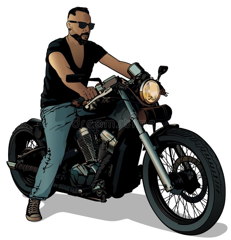 Desenho Em Preto E Branco De Motocicleta Com Vetor De Carro. Corridas De  Motocicletas Ilustração do Vetor - Ilustração de fundo, moto: 213639064