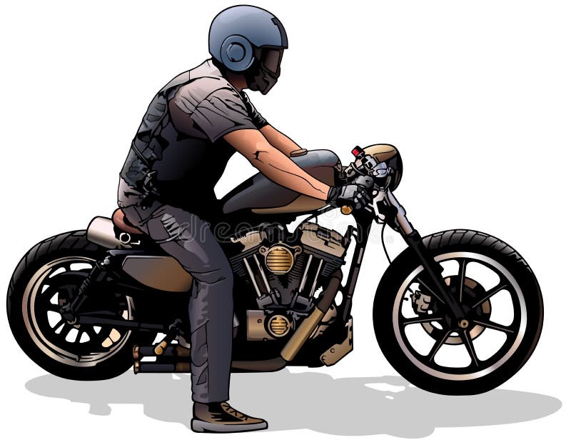 Ilustração Vetorial De Um Desenho Preto E Branco De Uma Motocicleta  Vermelha De Super-motocicleta De Super-moto E Versão Colorida Ilustração do  Vetor - Ilustração de grande, esporte: 229454627