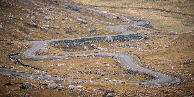 Motociclisti passa Healy in Irlanda immagini stock libere da diritti Motociclisti passa Healy in Irlanda immagini stock libere da diritti