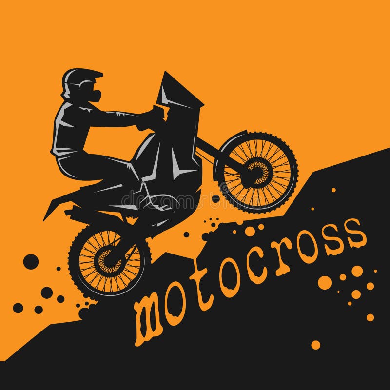 Motocross background stock vector. Illustration of extreme 22563197