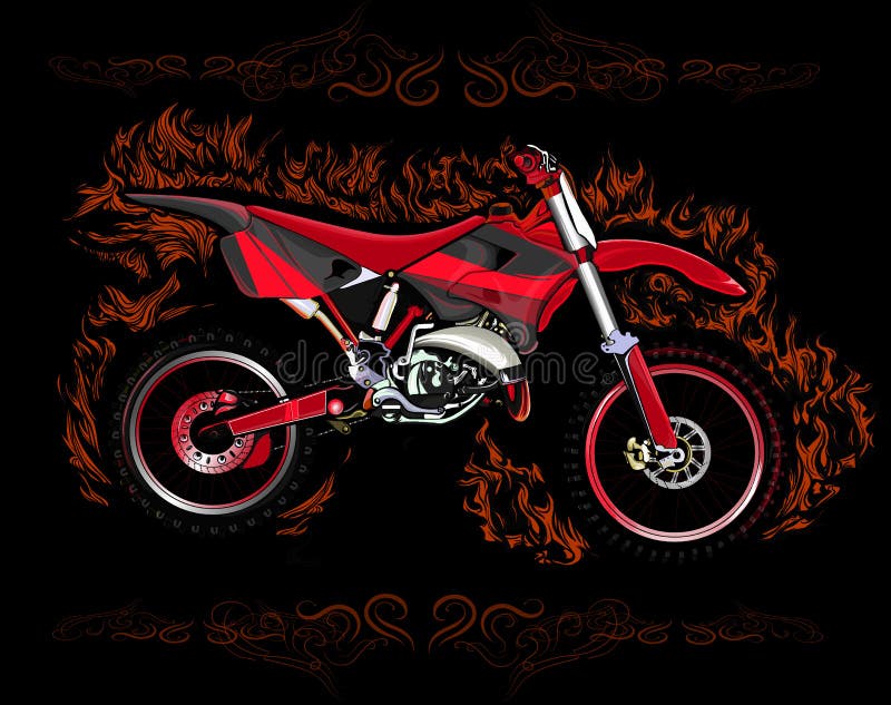 Motocross bike rad stock illustration. Illustration of motocross - 63812153 Motocross bike rad stock illustration. Illustration of motocross - 63812153