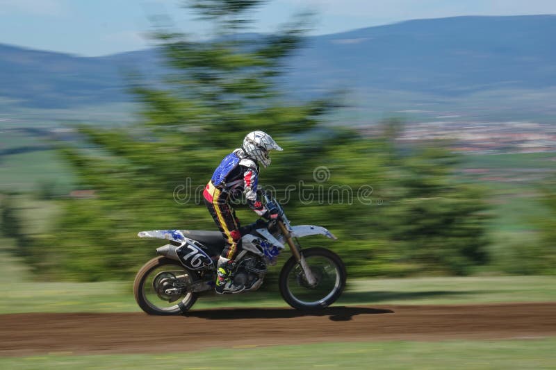 Motocross racer stock photography Motocross racer stock photography