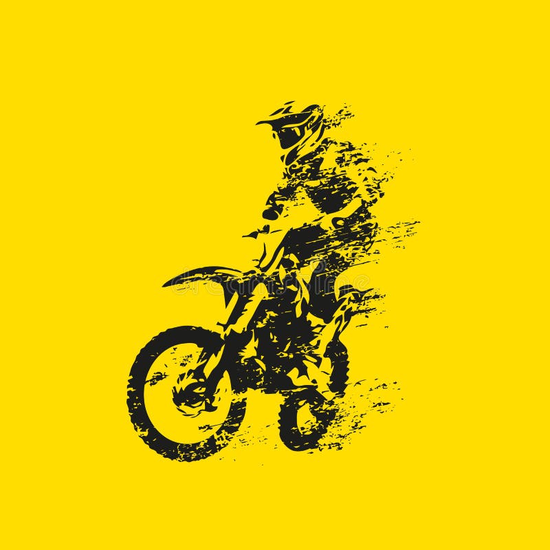 Premium Vector, Motocross rider doing jumping whip trick