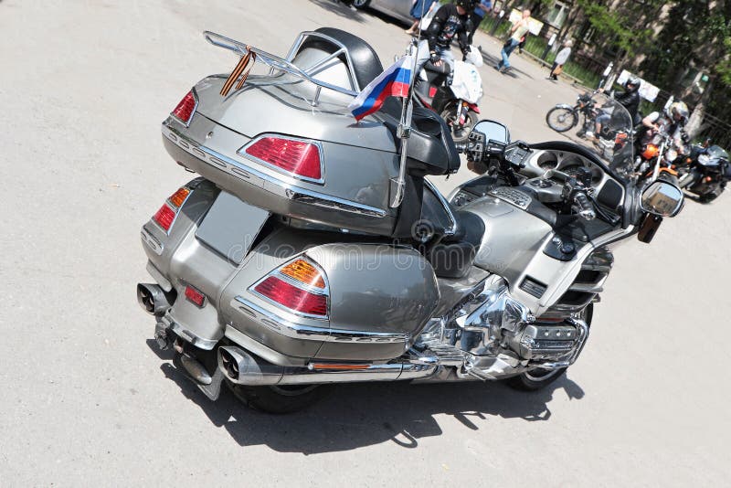 Motocyclette puissante image libre de droits Motocyclette puissante image libre de droits